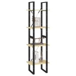 vidaXL Bibliotecă cu 4 rafturi, 40x30x140 cm, lemn masiv de pin vidaXL Bibliotecă cu 4 rafturi, 40x30x140 cm, lemn masiv de pin