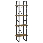 vidaXL Bibliotecă cu 4 rafturi, 40x30x140 cm, lemn masiv de pin vidaXL Bibliotecă cu 4 rafturi, 40x30x140 cm, lemn masiv de pin
