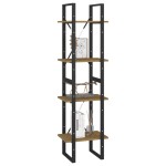vidaXL Bibliotecă cu 4 rafturi, 40x30x140 cm, lemn masiv de pin vidaXL Bibliotecă cu 4 rafturi, 40x30x140 cm, lemn masiv de pin