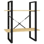 vidaXL Bibliotecă cu 2 rafturi, 60x30x70 cm, lemn masiv de pin vidaXL Bibliotecă cu 2 rafturi, 60x30x70 cm, lemn masiv de pin