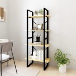 vidaXL Bibliotecă cu 4 rafturi, 60x30x140 cm, lemn masiv de pin vidaXL Bibliotecă cu 4 rafturi, 60x30x140 cm, lemn masiv de pin