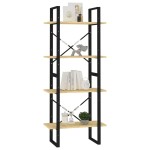 vidaXL Bibliotecă cu 4 rafturi, 60x30x140 cm, lemn masiv de pin vidaXL Bibliotecă cu 4 rafturi, 60x30x140 cm, lemn masiv de pin