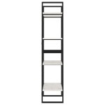 vidaXL Bibliotecă cu 4 rafturi, alb, 60x30x140 cm, lemn masiv de pin vidaXL Bibliotecă cu 4 rafturi, alb, 60x30x140 cm, lemn masiv de pin