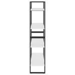 vidaXL Bibliotecă cu 4 rafturi, alb, 80x30x140 cm, PAL vidaXL Bibliotecă cu 4 rafturi, alb, 80x30x140 cm, PAL