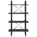 vidaXL Bibliotecă cu 4 rafturi, gri, 80x30x140 cm, PAL vidaXL Bibliotecă cu 4 rafturi, gri, 80x30x140 cm, PAL