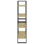 vidaXL Bibliotecă 4 rafturi stejar sonoma 80x30x140 cm lemn prelucrat vidaXL Bibliotecă 4 rafturi stejar sonoma 80x30x140 cm lemn prelucrat