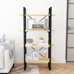 vidaXL Bibliotecă cu 4 rafturi, 80x30x140 cm, lemn masiv de pin