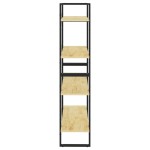 vidaXL Bibliotecă cu 4 rafturi, 80x30x140 cm, lemn masiv de pin