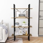 vidaXL Bibliotecă cu 4 rafturi, 80x30x140 cm, lemn masiv de pin vidaXL Bibliotecă cu 4 rafturi, 80x30x140 cm, lemn masiv de pin