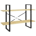 vidaXL Bibliotecă cu 2 rafturi, 100x30x70 cm, lemn masiv de pin vidaXL Bibliotecă cu 2 rafturi, 100x30x70 cm, lemn masiv de pin