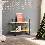 vidaXL Bibliotecă cu 2 rafturi, 100x30x70 cm, lemn masiv de pin vidaXL Bibliotecă cu 2 rafturi, 100x30x70 cm, lemn masiv de pin