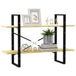 vidaXL Bibliotecă cu 2 rafturi, 100x30x70 cm, lemn masiv de pin vidaXL Bibliotecă cu 2 rafturi, 100x30x70 cm, lemn masiv de pin