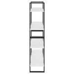 vidaXL Bibliotecă cu 4 rafturi, alb, 100x30x140 cm, PAL vidaXL Bibliotecă cu 4 rafturi, alb, 100x30x140 cm, PAL