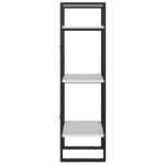 vidaXL Bibliotecă cu 3 rafturi, alb, 40x30x105 cm, PAL vidaXL Bibliotecă cu 3 rafturi, alb, 40x30x105 cm, PAL