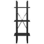 vidaXL Bibliotecă cu 3 rafturi, gri, 40x30x105 cm, PAL vidaXL Bibliotecă cu 3 rafturi, gri, 40x30x105 cm, PAL