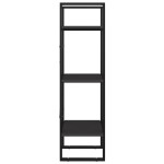 vidaXL Bibliotecă cu 3 rafturi, gri, 40x30x105 cm, PAL vidaXL Bibliotecă cu 3 rafturi, gri, 40x30x105 cm, PAL