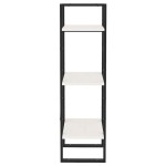 vidaXL Bibliotecă cu 3 rafturi, alb, 40x30x105 cm, lemn masiv de pin vidaXL Bibliotecă cu 3 rafturi, alb, 40x30x105 cm, lemn masiv de pin