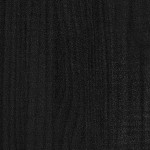 vidaXL Bibliotecă cu 3 rafturi, negru, 40x30x105 cm, lemn masiv de pin vidaXL Bibliotecă cu 3 rafturi, negru, 40x30x105 cm, lemn masiv de pin