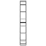 vidaXL Bibliotecă cu 6 rafturi, alb, 40x30x210 cm, PAL