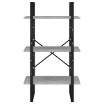 vidaXL Raft de depozitare, gri beton, 60x30x105 cm, PAL vidaXL Raft de depozitare, gri beton, 60x30x105 cm, PAL