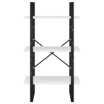 vidaXL Raft de depozitare, alb, 60x30x105 cm, lemn masiv de pin vidaXL Raft de depozitare, alb, 60x30x105 cm, lemn masiv de pin