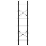 vidaXL Raft de depozitare, alb, 60x30x210 cm, lemn compozit vidaXL Raft de depozitare, alb, 60x30x210 cm, lemn compozit