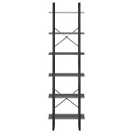 vidaXL Raft de depozitare, gri, 60x30x210 cm, lemn compozit vidaXL Raft de depozitare, gri, 60x30x210 cm, lemn compozit