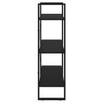 vidaXL Bibliotecă, negru, 80x30x105 cm, PAL vidaXL Bibliotecă, negru, 80x30x105 cm, PAL