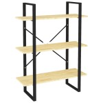 vidaXL Bibliotecă cu 3 rafturi, 80x30x105 cm, lemn masiv de pin vidaXL Bibliotecă cu 3 rafturi, 80x30x105 cm, lemn masiv de pin