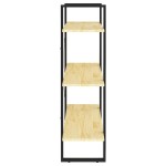 vidaXL Bibliotecă cu 3 rafturi, 80x30x105 cm, lemn masiv de pin vidaXL Bibliotecă cu 3 rafturi, 80x30x105 cm, lemn masiv de pin
