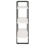 vidaXL Bibliotecă cu 3 rafturi, alb, 80x30x105 cm, lemn masiv de pin vidaXL Bibliotecă cu 3 rafturi, alb, 80x30x105 cm, lemn masiv de pin