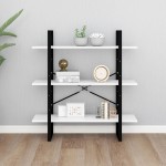 vidaXL Bibliotecă, alb, 100x30x105 cm, PAL vidaXL Bibliotecă, alb, 100x30x105 cm, PAL