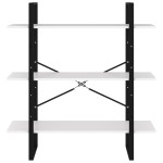 vidaXL Bibliotecă, alb, 100x30x105 cm, PAL vidaXL Bibliotecă, alb, 100x30x105 cm, PAL