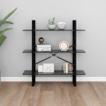 vidaXL Bibliotecă, gri, 100x30x105 cm, PAL vidaXL Bibliotecă, gri, 100x30x105 cm, PAL