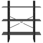 vidaXL Bibliotecă, gri, 100x30x105 cm, PAL vidaXL Bibliotecă, gri, 100x30x105 cm, PAL