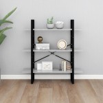 vidaXL Bibliotecă, gri beton, 100x30x105 cm, PAL vidaXL Bibliotecă, gri beton, 100x30x105 cm, PAL