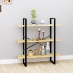 vidaXL Bibliotecă cu 3 rafturi, 100x30x105 cm, lemn masiv de pin vidaXL Bibliotecă cu 3 rafturi, 100x30x105 cm, lemn masiv de pin