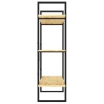 vidaXL Bibliotecă cu 3 rafturi, 100x30x105 cm, lemn masiv de pin vidaXL Bibliotecă cu 3 rafturi, 100x30x105 cm, lemn masiv de pin