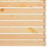 vidaXL Canapele de mijloc pentru grădină, 4 buc., lemn masiv de pin