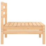 vidaXL Set mobilier relaxare de grădină, 4 piese, lemn masiv de pin