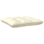 vidaXL Set mobilier grădină cu perne crem, 3 piese, lemn masiv de pin vidaXL Set mobilier grădină cu perne crem, 3 piese, lemn masiv de pin