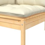 vidaXL Set mobilier grădină cu perne crem, 3 piese, lemn masiv de pin