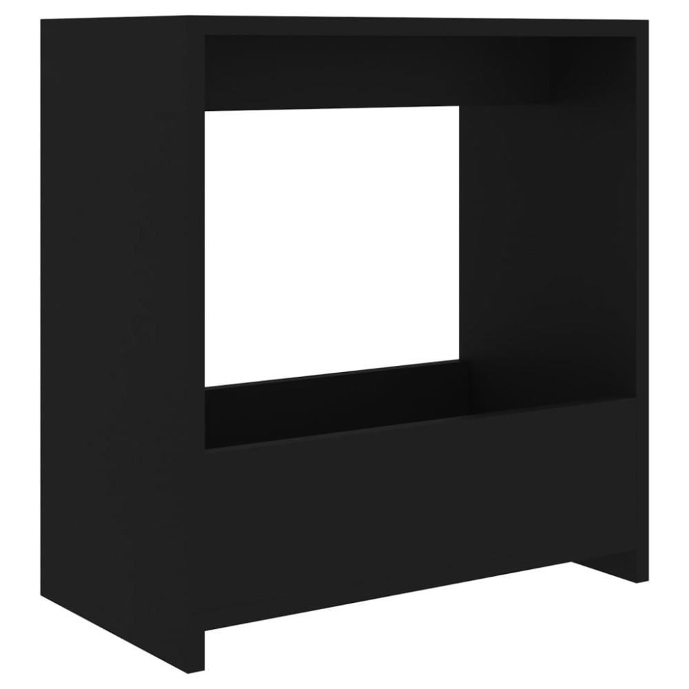 vidaXL Masă laterală, negru, 50x26x50 cm, PAL