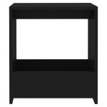 vidaXL Masă laterală, negru, 50x26x50 cm, PAL vidaXL Masă laterală, negru, 50x26x50 cm, PAL