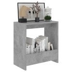 vidaXL Masă laterală, gri beton, 50x26x50 cm, PAL vidaXL Masă laterală, gri beton, 50x26x50 cm, PAL