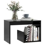 vidaXL Masă laterală, negru, 59x36x38 cm, PAL vidaXL Masă laterală, negru, 59x36x38 cm, PAL
