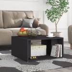 vidaXL Măsuțe de cafea, 4 buc., gri, 33x33x33 cm, lemn prelucrat vidaXL Măsuțe de cafea, 4 buc., gri, 33x33x33 cm, lemn prelucrat