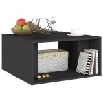 vidaXL Măsuțe de cafea, 4 buc., gri, 33x33x33 cm, lemn prelucrat vidaXL Măsuțe de cafea, 4 buc., gri, 33x33x33 cm, lemn prelucrat