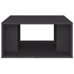 vidaXL Măsuțe de cafea, 4 buc., gri, 33x33x33 cm, lemn prelucrat vidaXL Măsuțe de cafea, 4 buc., gri, 33x33x33 cm, lemn prelucrat