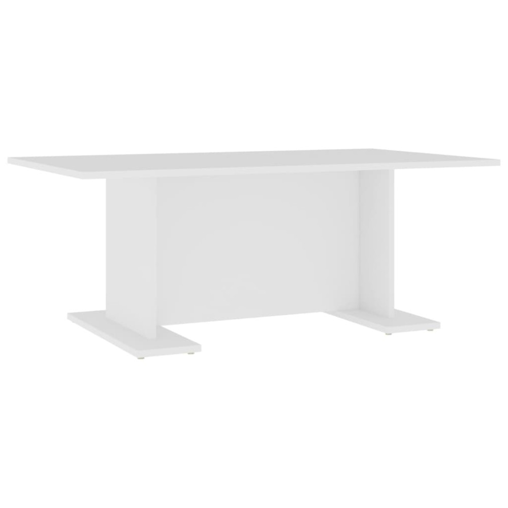 vidaXL Măsuță de cafea, alb, 103,5 x 60 x 40 cm, lemn prelucrat